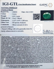 4.44 Ratti Natural Panna Stone with Govt. Lab Certified-(2331)